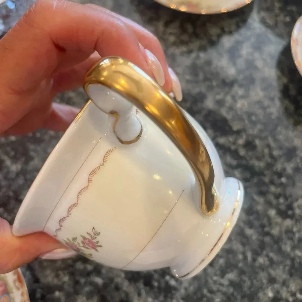 Vintage Grace China Formal Garden Vintage Porcelain Creamer